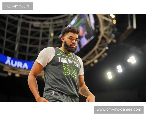 唐斯在篮下强势补篮，森林狼保持火热状态